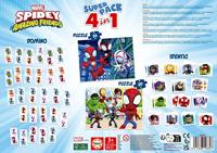 2 educatieve basisspellen en 2 puzzels - EDUCA - Educa Superpack Spidey & His Amazing Friends - thumbnail