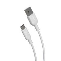 MUVIT VOOR VERANDERING PACK CHARGEUR SECTEUR 12W+KABEL USB C 1.2M BLANC - thumbnail