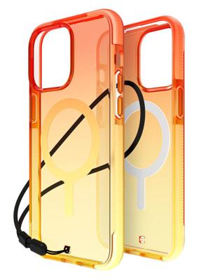 BodyGuardz Ace Pro MagSafe hoesje iPhone 15 Pro Max - Peach Sorbet Ombre