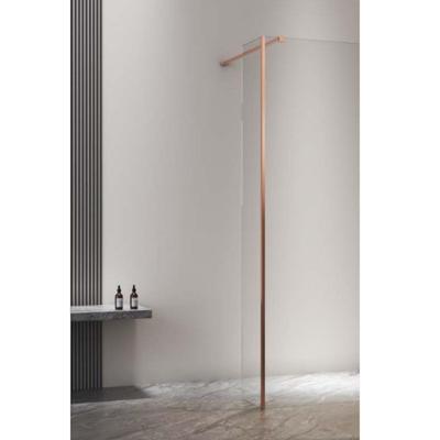 Aquasplash Pro Line Hoekprofiel voor Zijwand 8 mm Glas 200 cm Copper Brushed Aquasplash Aquasplash Pro Line Hoekprofiel voor Zijwand 8 mm Glas 200 cm Copper Brushed Aquasplash