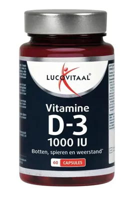 Lucovitaal Vitamine D3 25mcg 60 Capsules