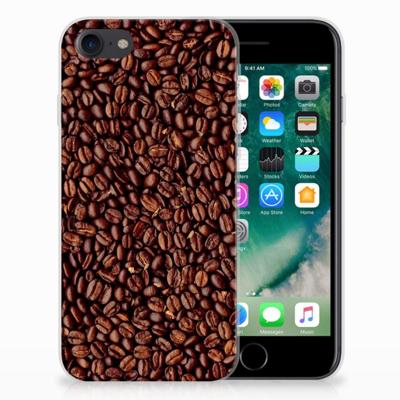 iPhone SE 2022 | SE 2020 | 8 | 7 | Siliconen Case | Koffiebonen