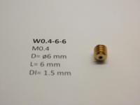 micromotor W0.4-6-6 wormwiel - thumbnail