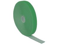 Delock 18732 Klittenband op rol L 10 m x B 20 mm groen - thumbnail