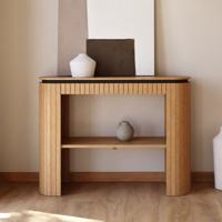 Kave Home Sidetable 'Licia' Mangohout, 120cm - thumbnail