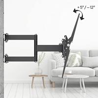 Hama Tv-muurbeugel Draaibaar Kantelbaar Uittrekbaar 122 Cm (48) Tot 20 Kg - thumbnail