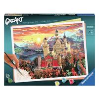 Ravensburger Creart schilderen op nummer - fairytale castle - thumbnail