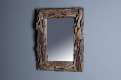 Treibgut Treibholz-Spiegel 80x60 cm. Treibgut Treibholz-Spiegel 80x60 cm.