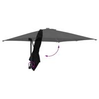 Tuinparasol Zwart 248.5 x 247.5 x 160 cm Stof - thumbnail