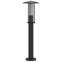 Vloerlamp voor buiten 60 cm roestvrij staal zwart - thumbnail