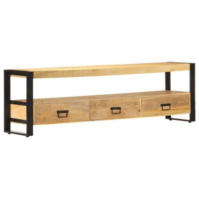 Tv-meubel 150x30x45 cm massief mangohout