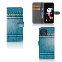 Motorola Edge 20 Lite | Wallet Case | met Pasjes | Jeans - thumbnail