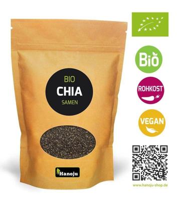Hanoju Chia zaad paper bag bio 1 Kilogram Hanoju Chia zaad paper bag bio 1 Kilogram