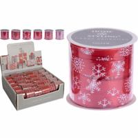 Lint 1cmx5m rood/wit - thumbnail