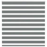 VidaXL Zebra rolgordijn 150x150 cm stofbreedte 145,9 cm donkergrijs - thumbnail