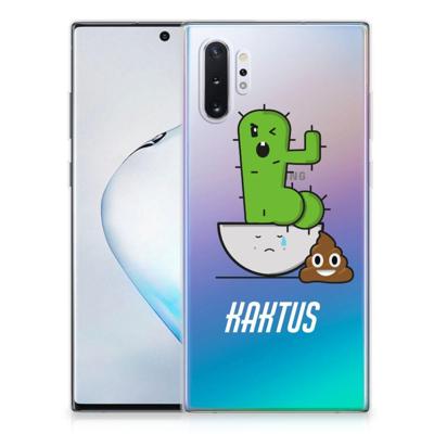 Samsung Galaxy Note 10 Plus Telefoonhoesje met Naam Cactus Poo