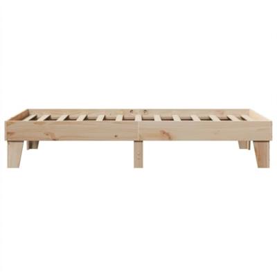Bedframe zonder matras massief grenenhout 90x200 cm