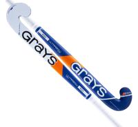 Zaalhockeystick 100i UltraBow Junior Blauw Wit - thumbnail