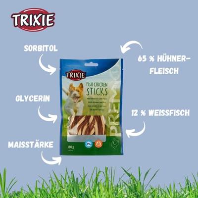 TRIXIE PREMIO FISH CHICKEN STICKS 80 GR 6 ST