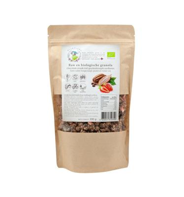 Vitiv Tijgernoot granola chocolade aardbei bio 300 Gram