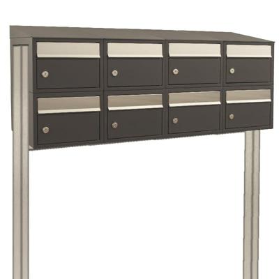 Stoer! Brickset 4-Breed, 2-Hoog Met Dak En Statief Antraciet - 40215065_4x2ds