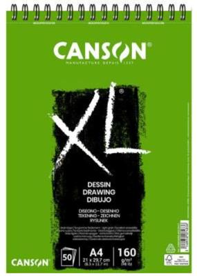 Canson tekenblok XL 160g/m&² ft A4, 50 vel Canson tekenblok XL 160g/m&² ft A4, 50 vel