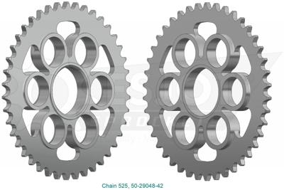 ESJOT Chain wheel 525 41z steel silver