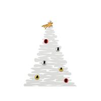 Alessi BARK for Christmas Kerstboom magneten, 6 stuks en 1 ster - thumbnail