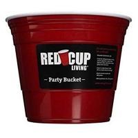 Herbruikbare Ijs en serveeremmer - Red Cup Party Bucket - 5.5L - Hard plastic - BPA-vrij - thumbnail
