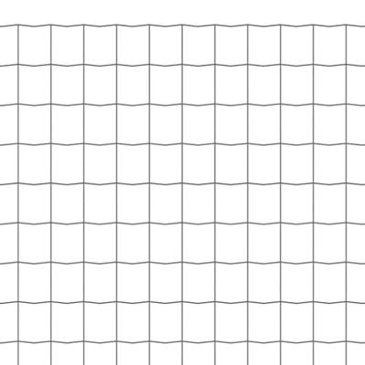 VidaXL Euro hek 10x1 m staal grijs VidaXL Euro hek 10x1 m staal grijs