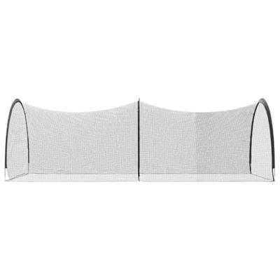 VidaXL Honkbal & softbal zwart 702 x 369,5 x 243,5 cm polyester VidaXL Honkbal & softbal zwart 702 x 369,5 x 243,5 cm polyester