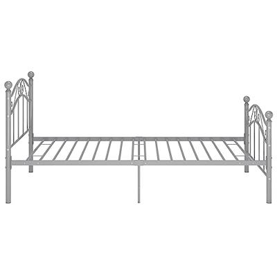 Bedframe metaal grijs 90x200 cm