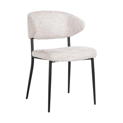 Richmond Eetkamerstoel 'Bea' Chenille, kleur Crème Richmond Eetkamerstoel 'Bea' Chenille, kleur Crème