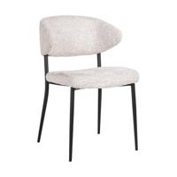 Richmond Eetkamerstoel 'Bea' Chenille, kleur Crème - thumbnail