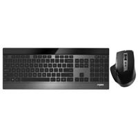 Rapoo 9900m wireless ultra-slim multi-mode-deskset ui black - thumbnail