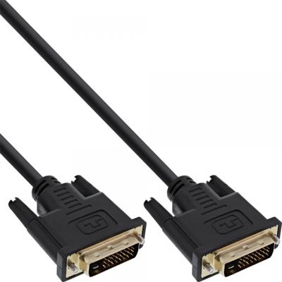 InLine 17771P Premium DVI-D aansluitkabel (Digital 24 Plus 1 stekker-op-stekker, Dual Link, 1 m)