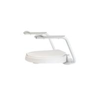 Toiletverhoger Etac Hi-Loo Vastgemonteerd met Armsteunen 6 cm Wit - thumbnail