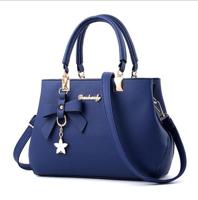 Vrouwen luxe Tote Plum Blossom Bow zoete messengertas (Royal Blue) - thumbnail