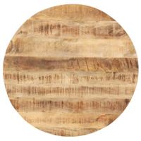 VidaXL Tafelblad rond 25-27 mm 60 cm massief mangohout - thumbnail