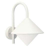 Albert Wandlamp buiten witTriangle 26cm - 680645 - thumbnail