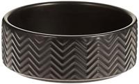 TRIXIE VOERBAK / DRINKBAK WAVE KERAMIEK GRIJS 13 CM 400 ML - thumbnail