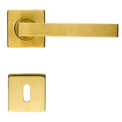 HDD Pro DEURKRUK PRO KUBIC SHAPE 16MM Messing Gepolijst HDD Pro DEURKRUK PRO KUBIC SHAPE 16MM Messing Gepolijst