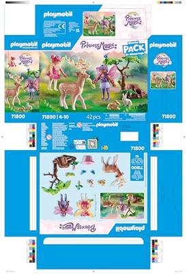 PLAYMOBIL Starter Pack feeën met bosdieren 71800