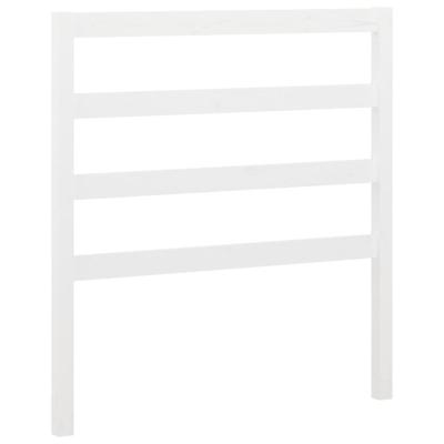 Slaapbank uitschuifbaar massief grenenhout wit 2x(90x200) cm - thumbnail