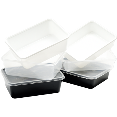 Bak | PP | 750ml | 182x135x45mm | transparant | 500 stuks