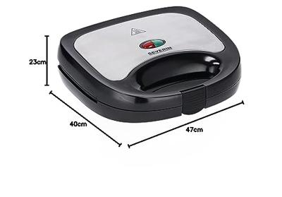 Severin SA2969 Tosti apparaat Zwart - thumbnail
