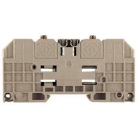 Weidmüller 1049220000 Serieklem 50 mm Boutaansluiting Donkerbeige 5 stuk(s) - thumbnail