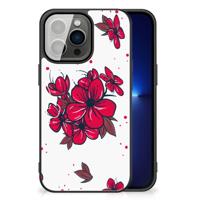 iPhone 13 Pro Bloemen Hoesje Blossom Red - thumbnail