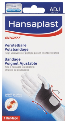 Hansaplast sport Verstelbare Polsbandage Neopreen Hansaplast sport Verstelbare Polsbandage Neopreen