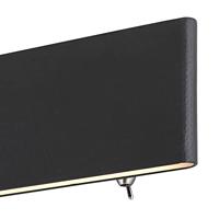 Globo Design wandlampSiegfried S zwart met schakelaar - 41751-8B - thumbnail